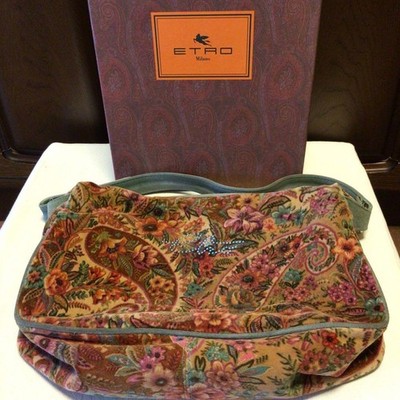 ETRO Velvet Shoulder Bag