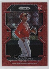 2022 Panini Prizm Tier III Red Mojo Prizm 53/149 Alejo Lopez #246 0q3