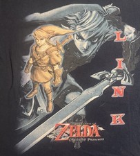 Vintage Link Shirt Legend of Zelda Ocarina Of Time Twilight Princess Nintendo