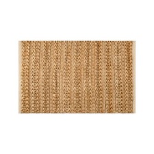 Jute Patsan Hand Woven Area Rug 2x3 Feet Natural Soft Decorative Stripe Des... Jute Patsan Hand Woven Area Rug 2x3 Feet Natural Soft Decorative Stripe Des...