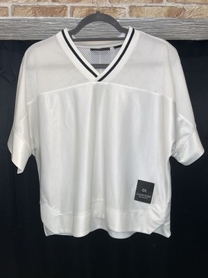 Calvin Klein Performance RELAXED Fit - T-Shirt print - Weiß - L - Wie Neu