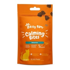 Zesty Paws Calming Bites for Cats, Stress  Anxiety Relief Supplement 30ct