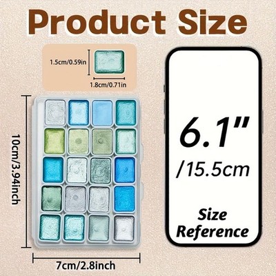 Mini-Sized High-Quality Gift-Worthy Quick-Drying Mini Forest Gradient Watercolor