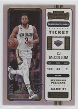 2022-23 Panini Contenders Conference Finals Ticket 16/75 CJ McCollum #94 5l1