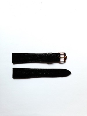 Uhrenarmband, Fa. Concord, Schwarz, genäht, Prägung: Crocodile Veritable, 80er J