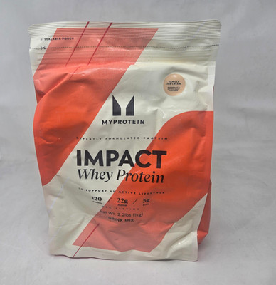 Myprotein Impact Whey Protein Isolate, 2.2 Lbs Vanilla Ice Cream