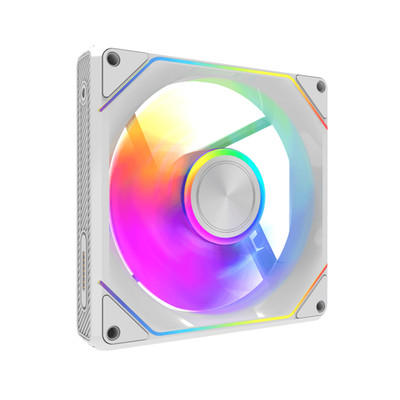 darkFlash G24 Single 120mm Magnetic ARGB PWM Case Fans (No Cables) - White