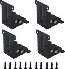 4-Pack 0-90 Folding Support Brackets with Smooth Self-Locking Mechanism, Adjust