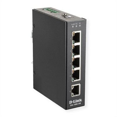 D-Link 5-Port Unmanaged Layer2 Fast Eth - Switch - 0, (DIS-100E-5W)