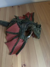 Folkmanis Winged Flying Green Dragon Hand Puppet Plush Toy Full Control