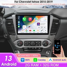 10"Android14 For GMC Chevrolet Tahoe 2015-2019 Carplay Car GPS Radio WiFi FM 32G