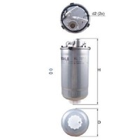 Kraftstofffilter FüR Skoda Fabia 6Y 1.4 1.9 99 Bis 08 Knecht Original AMF