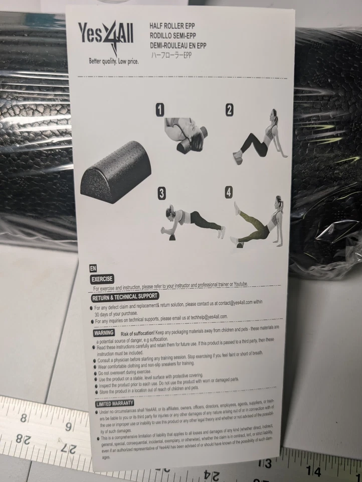 Juego de bolas de estabilidad Core Balance con bomba y dos medias rondas. Foto 4 de 4