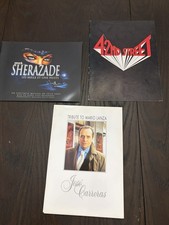Lote de programas - Calle 42, Sherazade, Homenaje a José Carreras - Teatro - Broadway