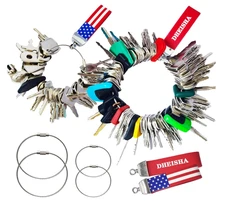 115X Equipment Keys Set For CAT JCB JLG Volvo Case Hyster Kubota Komatsu Toyota