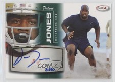 2013 SAGE Auto Green 31/50 Datone Jones #24 Auto 2b2