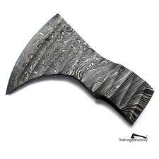 Handmade Axe Head, Viking Axe Blade, Damascus Steel Axe Head, Bearded Axe Head.