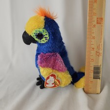 TY Wynnie Parrot Bird Macaw 7" with Tags Beanie Boos Collection
