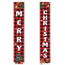 Hanging Couplets For Merry Christmas Decoration Home Wall Front Door Yard Garage