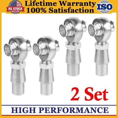 NEW 2 Set Upgrade Right & Left Hand Thread Joint 3/4  Joint Rod End Kit Set USA