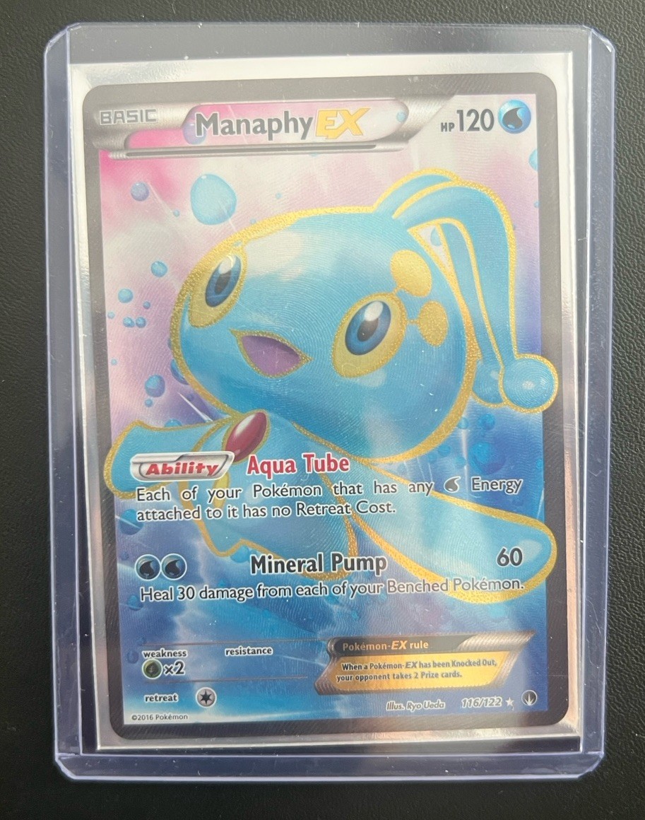 Manaphy EX (Full Art) 116/122 Breakpoint Holo
