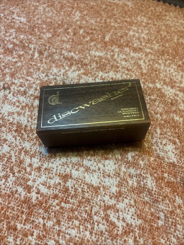 Discwasher brand Record cleaning System BOX ONLY Brown Vintage