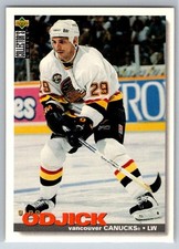 1995-96 UD Collectors Choice #290 Gino Odjick Vancouver Canucks