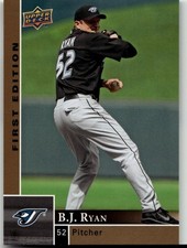 B.J. Ryan 2009 Upper Deck First Edition Baseball Toronto Blue Jays