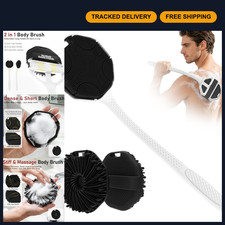Silicone Back  Body Scrubber Set for Shower - 2 Pack Exfoliating Bath Tool