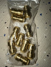 (NEW - Lot of 10) SHARKBITE 1/2 x 1/2 Straight Coupling Open Box Lot of 10