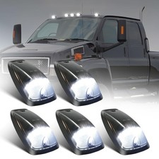 5PCS LED Cab Roof Marker White Lights Compatible with 1988-2002 Chevy GMC CK ...