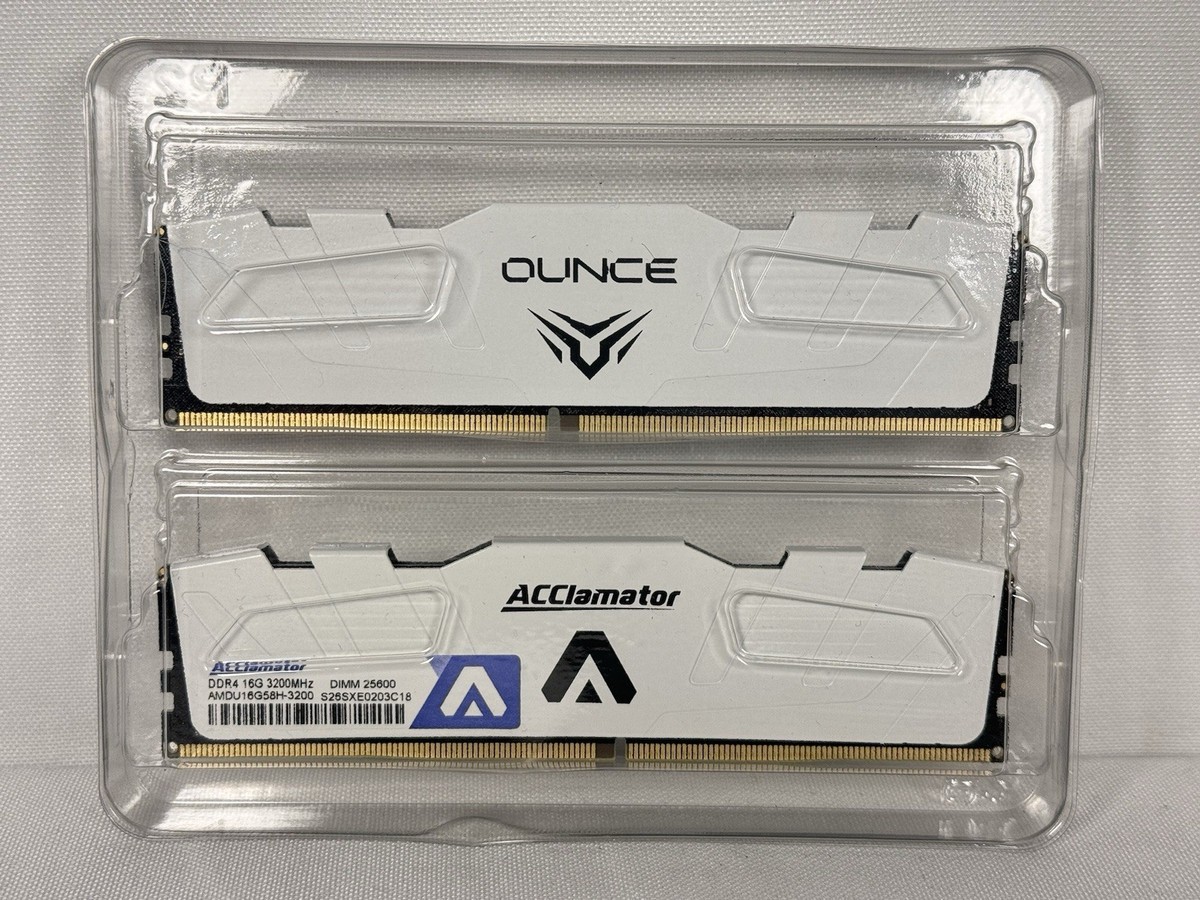 Acclamator RAM Memory Module Dual Channel Kit High Performance