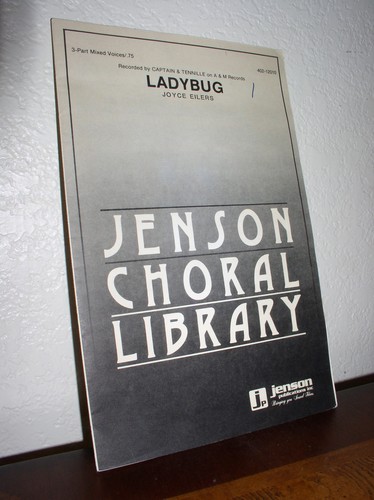 Choral Music:Qty.10-Ladybug by Eilers 3-Part Mixed Voices (Jenson, 402-12010)