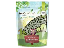 Whole Dried Green Peas - Sproutable, Kosher, Raw, Vegan - by Food To Live