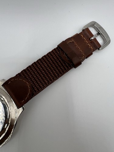 Vintage Silver Tommy Hilfiger 1500 Professional Men’s Watch Rotating Bezel Brow - Picture 17 of 19