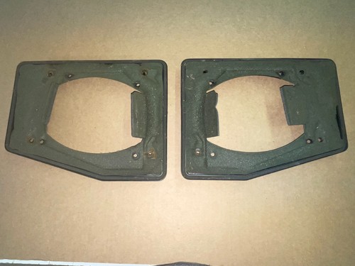 Corvette C4 Rear Speaker Mounting Bracket pair LH RH 84 85 86 87 88 89 - Foto 8 di 8
