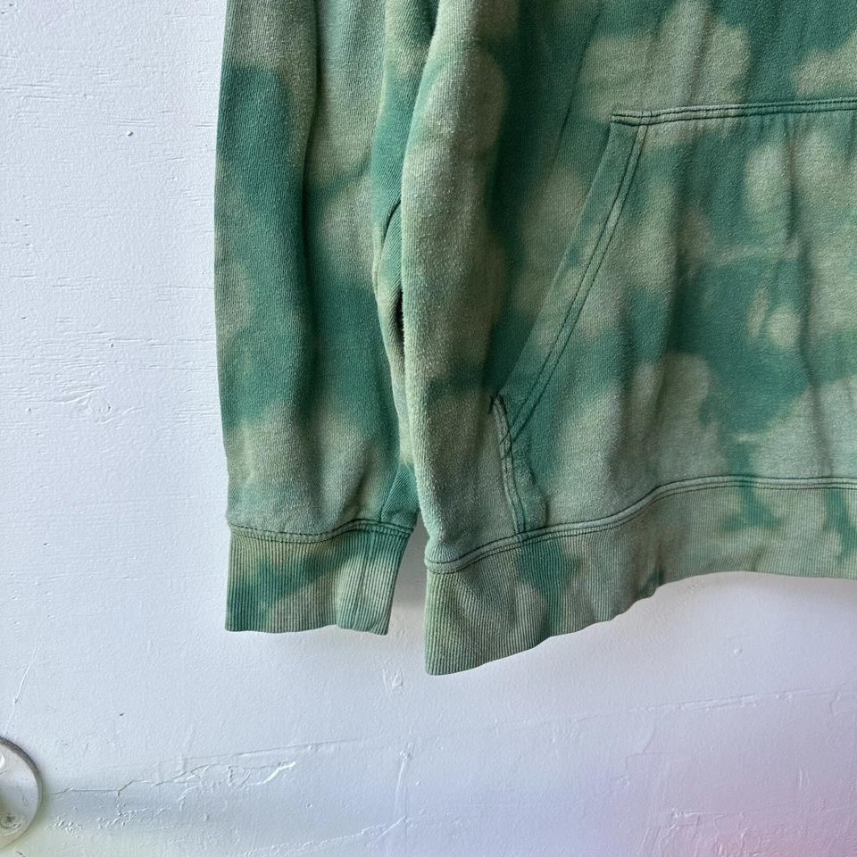 Sudadera con Capucha Vans Skateistan Verde Pullover Talla M Hecha a Mano Tie Dye Única en Su Clase Foto 4 de 4