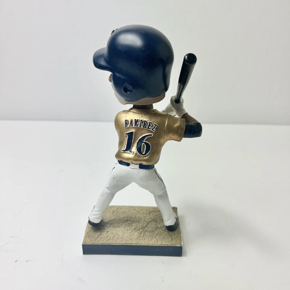 2012 MILWAUKEE BREWERS ARAMIS RAMIREZ GOLD JERSEY BOBBLEHEAD ~ NIB - Image 3 of 4