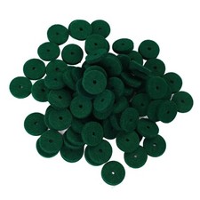 90Pcs Green Piano Felt Pad Noise Reduction Round Piano Felt Keyboard Felt