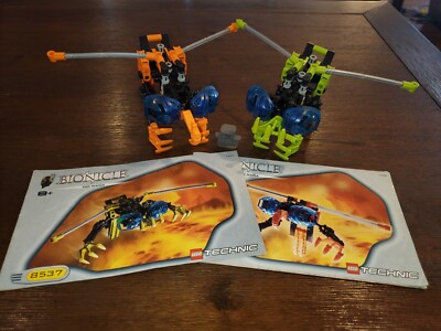 Lego 8537 Bionicle NUI-RAMA Technic Insects 100% Complete w/ Instructions 