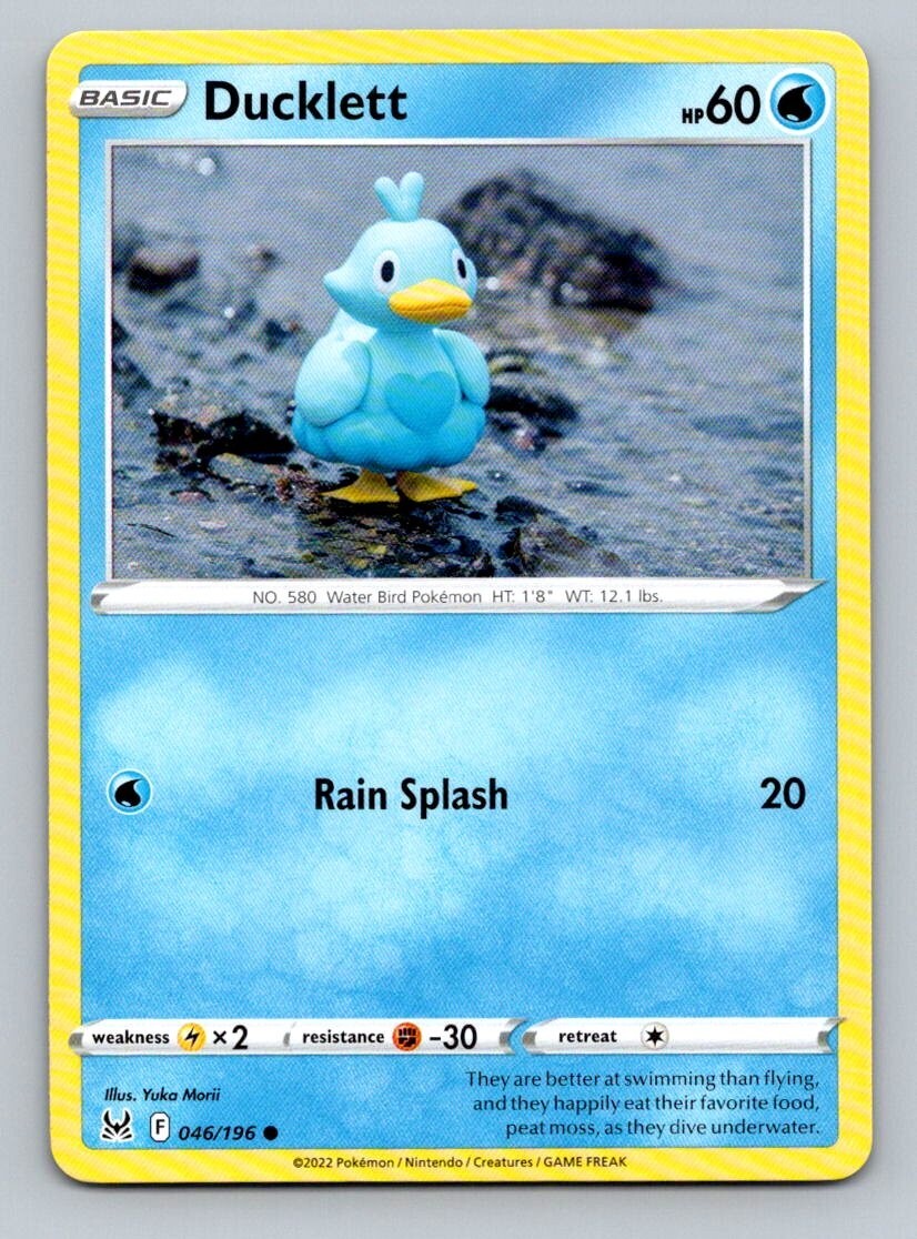 2022 Pokemon Card Lost Origin Ducklett 46/196