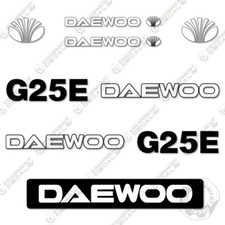 Fits Daewoo G25E Decal Kit Forklift Equipment Decals - 7 YEAR VINYL