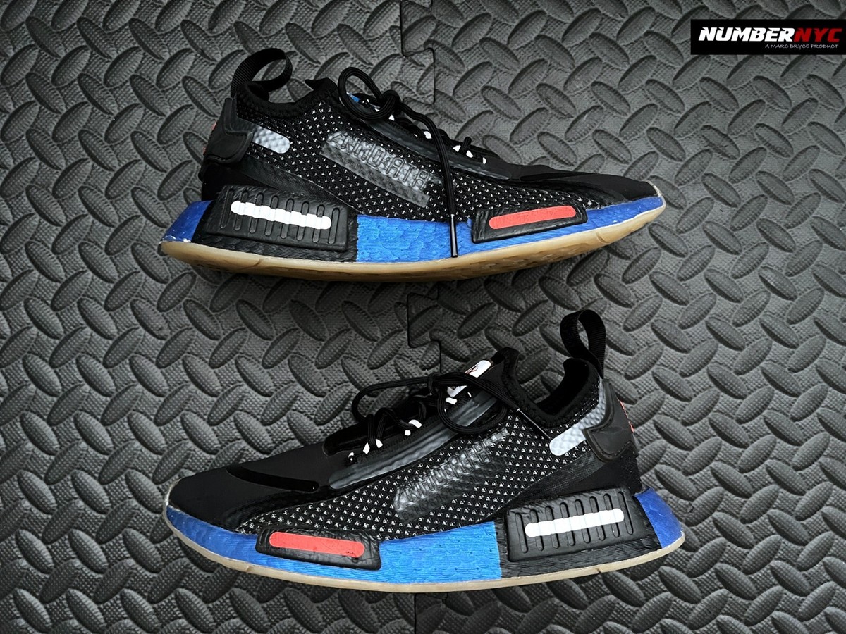 Adidas Shoes Men Size 6 NMD_R1 Spectoo x NASA Black Blue  display picture 1