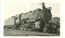 R214 RP 1940s/50s? DTI RR DETROIT TOLEDO & IRONTON RAILROAD TRAIN ENGINE #413