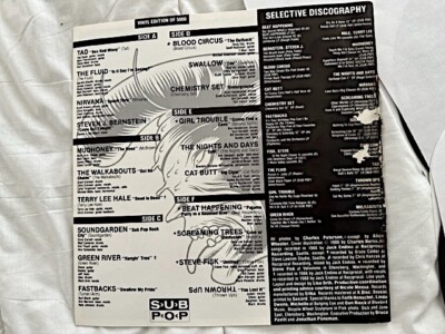 SUB POP 200 3xEP + Booklet* 1988 NM/OOP Nirvana SP25 Mudhoney