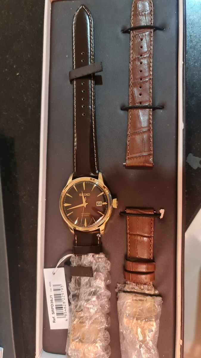 SEIKO Presage SRPD36J1 Automatic Watch 4R35 Cocktail Brown