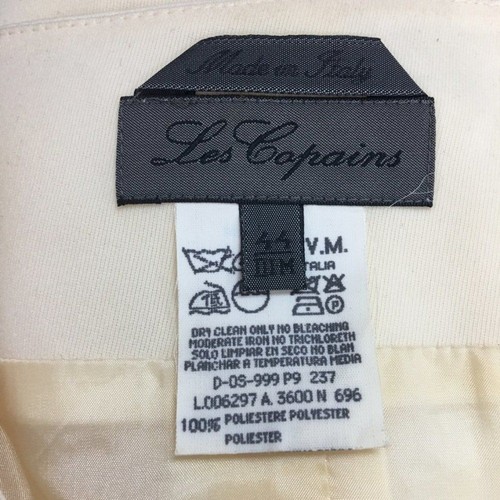 Les Copains Cream Blazer Jacket Top Size 44 / 8 US /. Medium Long Sleeve - Picture 13 of 14