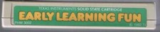 EARLY LEARNING FUN TI-99/4a, 1981 - CARTRIDGE TESTED