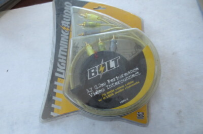 Lightning Audio Bolt 3.2 feet (1.0m) Performance Video Interconnect 75 OHM