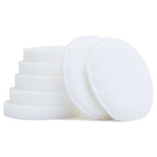 Microfibre Foam Cleaning Sponges | 5 Round Sponges and 2 Applicator Sponges